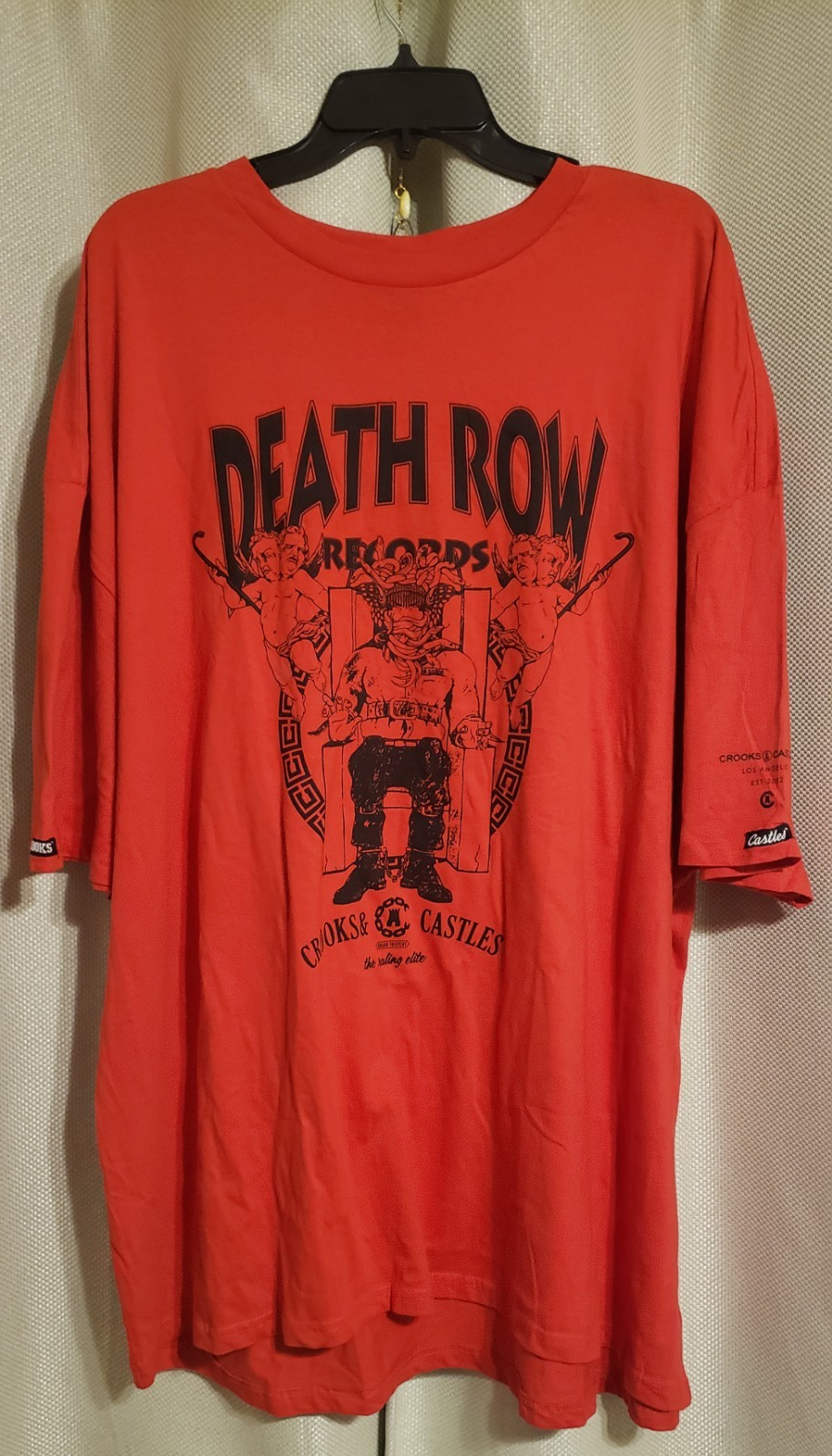 FILA Maglietta rossa Death Row Records Crooks & Castles