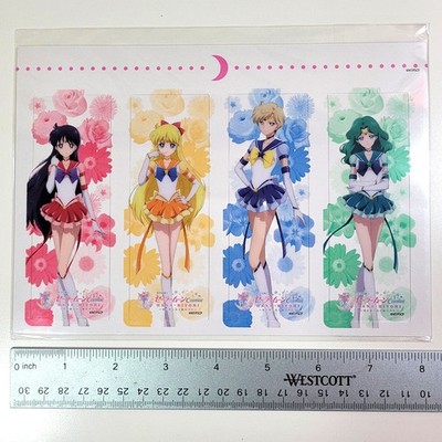 Sailor Moon x Hana Biyori Clear Bookmark Set - Mars Venus Uranus Neptune