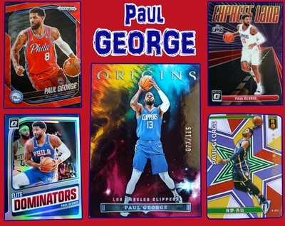 PAUL GEORGE Sammlung (NBA 76ers / Clippers / Pacers) NUMBERED PARALLELS INSERT