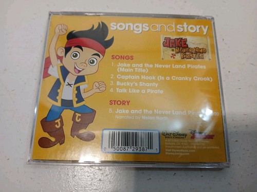 Jake And The Never Land Pirates Songs And Story Disney Junior CD Compact Disc - Imagen 2 de 2