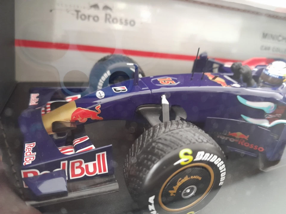 Minichamps 1:18 TORO ROSSO STR3 2008 "GP ITALY" 1. Win Sebastian Vettel NEU!!! - Bild 3 von 4