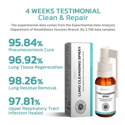3/5X Natural Cleansing Spray Für Verbesserung Der Lunge Atemwege Stop-Schnarchen - Bild 9 von 29