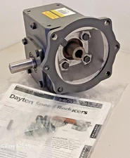 Dayton 60:1 Speed Reducer 415 in-lb Output Max C-Face Keyed 29 RPM 4Z292-NEW