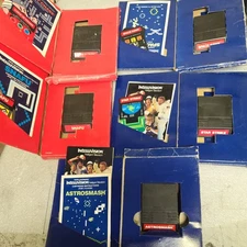 Lot (5) Intellivision Games W/Manuals. Free Shipping 