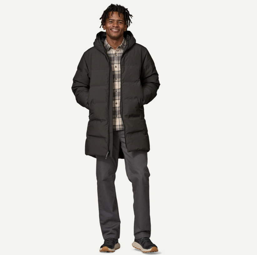 Patagonia Men's Jackson Glacier Down Parka - Navy Small image 4