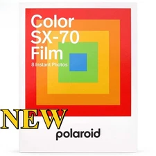 NEW Polaroid SX - 70 Color Film - New Sealed 8 Photos for All SX - 70 Cameras