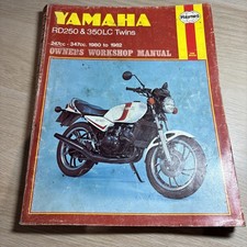 Yamaha RD250 & 350 LC Twins Haynes Manual 1980 to 1982 RD250 LC RD350 LC