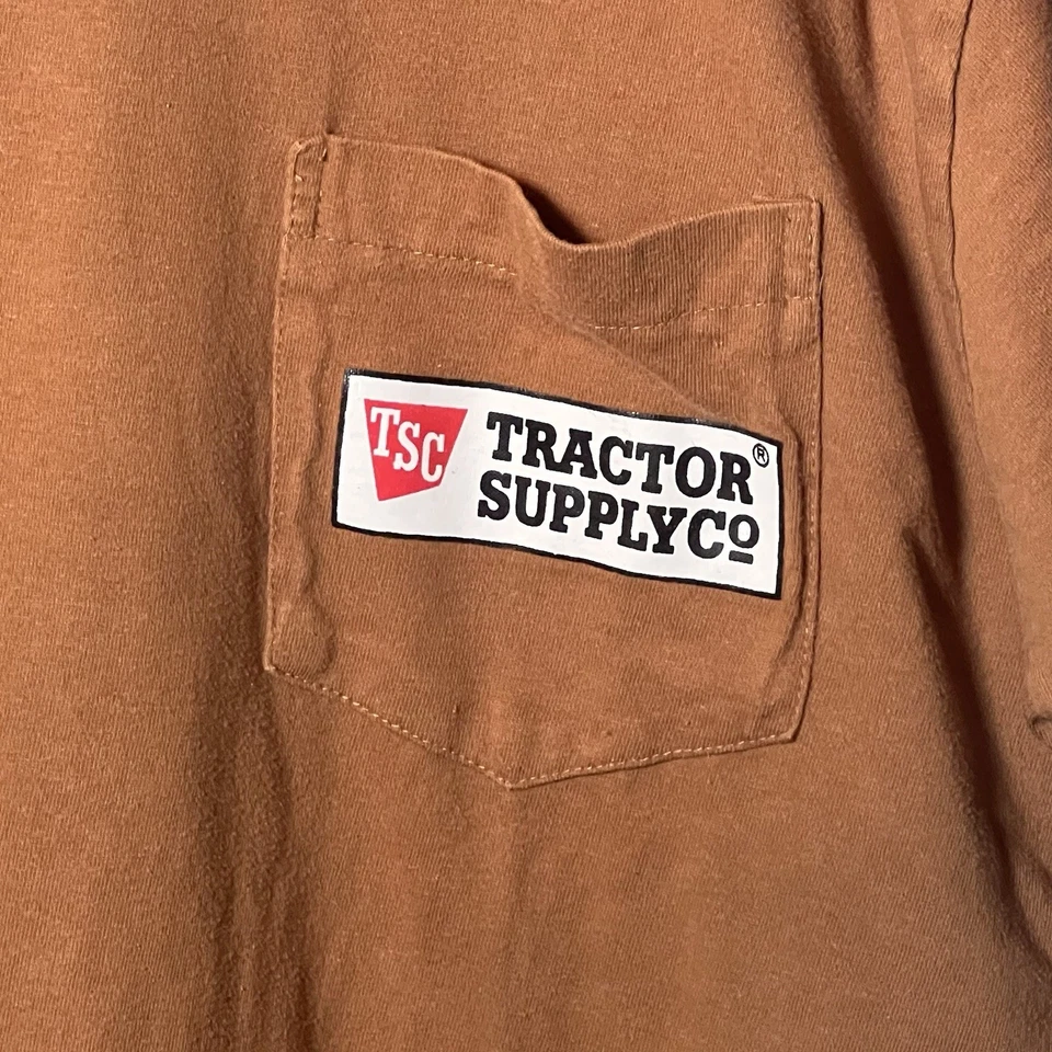 Tractor Supply Co T-Shirt Men’s XL Brown Short Sleeve Crewneck TSC Tee - Image 2 of 4