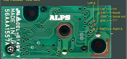 Alps Tiny Trackball (Lot Of 3) - Picture 2 of 2