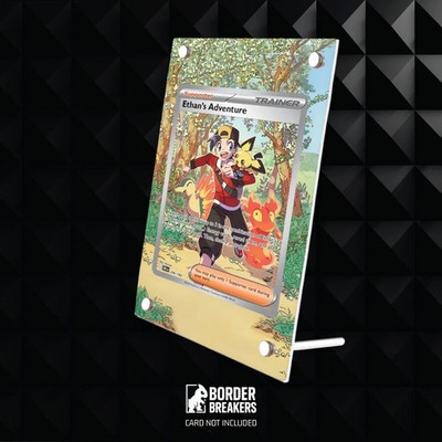 Ethan's Adventure 236/182 Pokémon Extended Art Schutzhülle Stehcase Aus Acryl