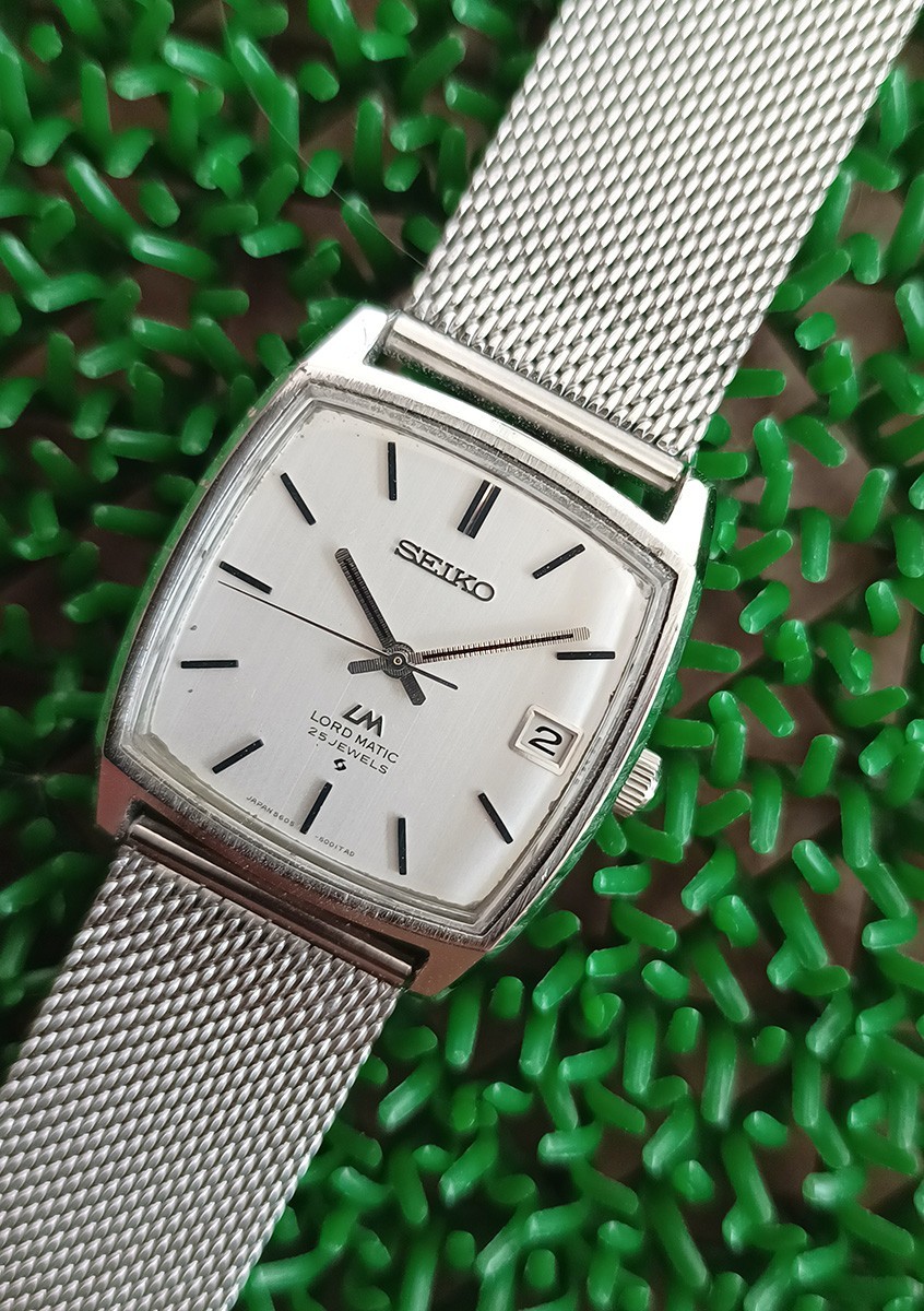 RARE VINTAGE SEIKO LM 5605-5000 ORIGINAL DIAL AUTOMATIC 25 JEWELS