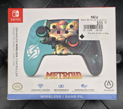 *NEW* PowerA Enhanced Wireless Controller for Nintendo Switch - Metroid