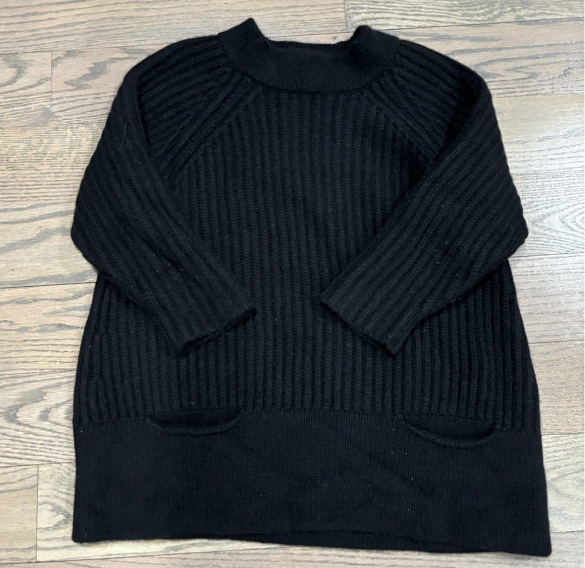 Autumn Cashmere Women's 100% CashmereBlack Sweater