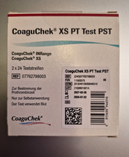 CoaguChek XS PT Test PST 2x24 Teststreifen, MHD: 28.02.2027!