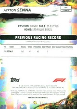 2024 Topps Finest #84 Ayrton Senna 