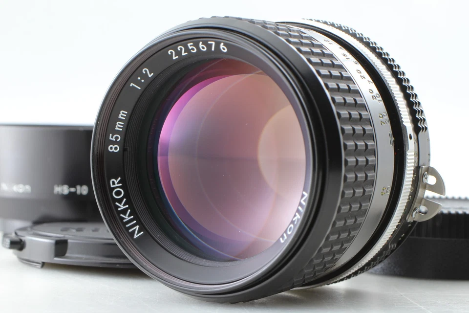 [MINT w/ Hood HS-10] Nikon Ai Nikkor 85mm f2 Portrait MF Lens F Mount From JAPAN - Image 4 of 4