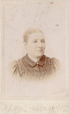 Old Vintage Antique Cabinet Card Photo Grandpa's Mother