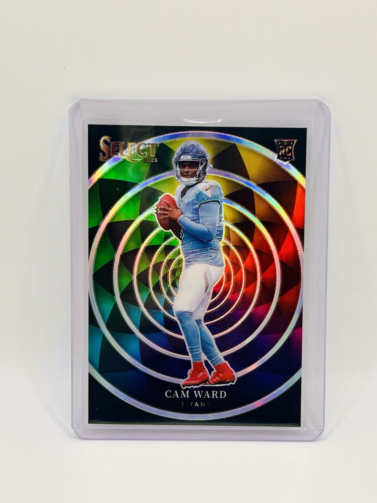 2025 Panini Select Cam Ward Color Wheel CASE HIT SSP #11 (RC) Tennessee Titans