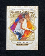 2025 Upper Deck Goodwin Champions Track And Field Emily Cole #54 UP RT95
