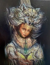 Obra Contemporáneo Mujeres Retrato 11x14” 