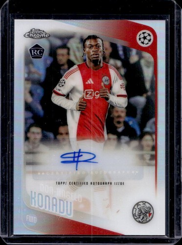 2025-26 Topps Chrome UEFA Don-Angelo Konadu Auto Autograph RC Rookie #CA-DK Ajax
