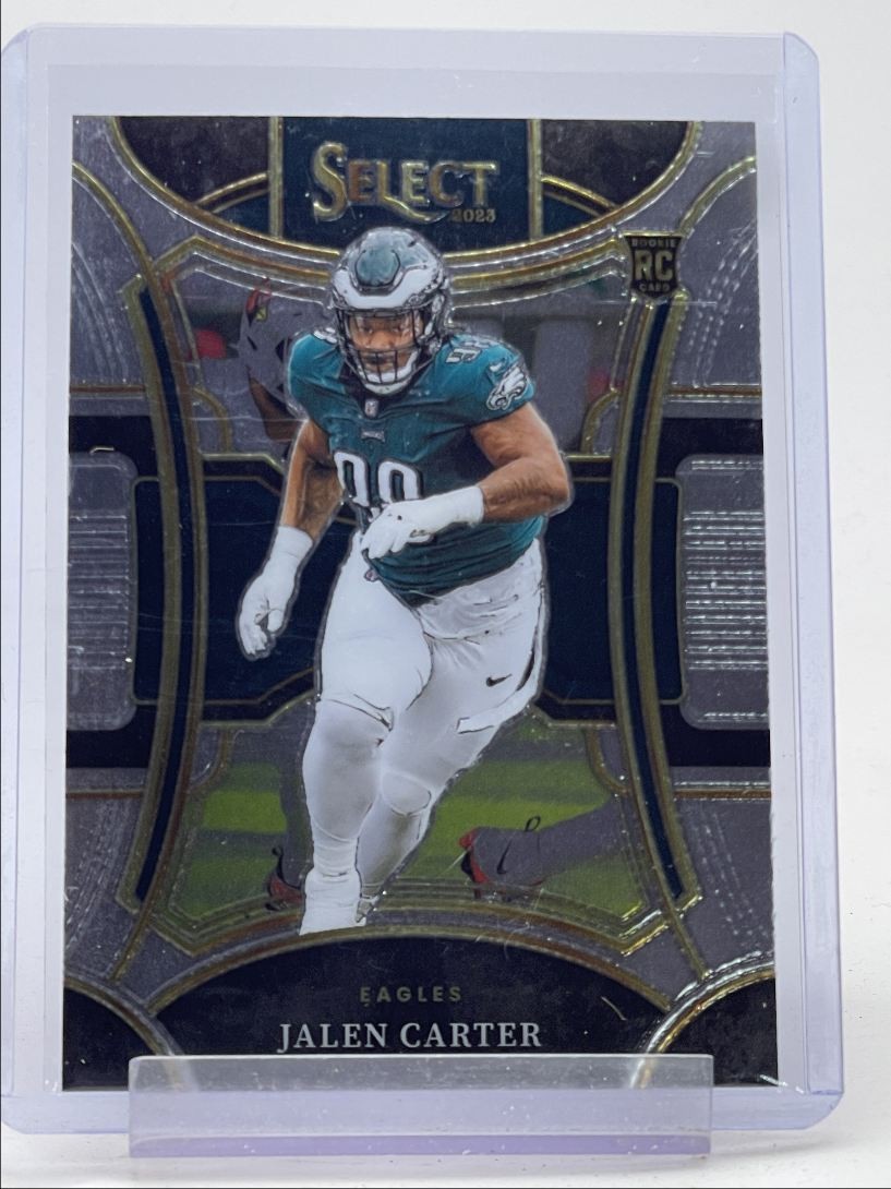 JALEN CARTER 2023 SELECT SUITE LEVEL ROOKIE FOOTBALL EAGLES RC Q2756