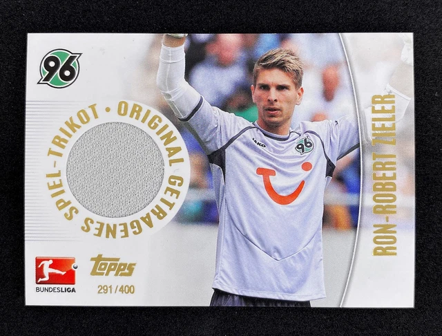Topps 2013-14 Bundesliga Chrome Ron Robert Zieler Patch Trikot /400 Hannover