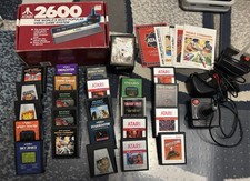 Atari 2600 Jr. Console in Box w/ 25+ Games, S...