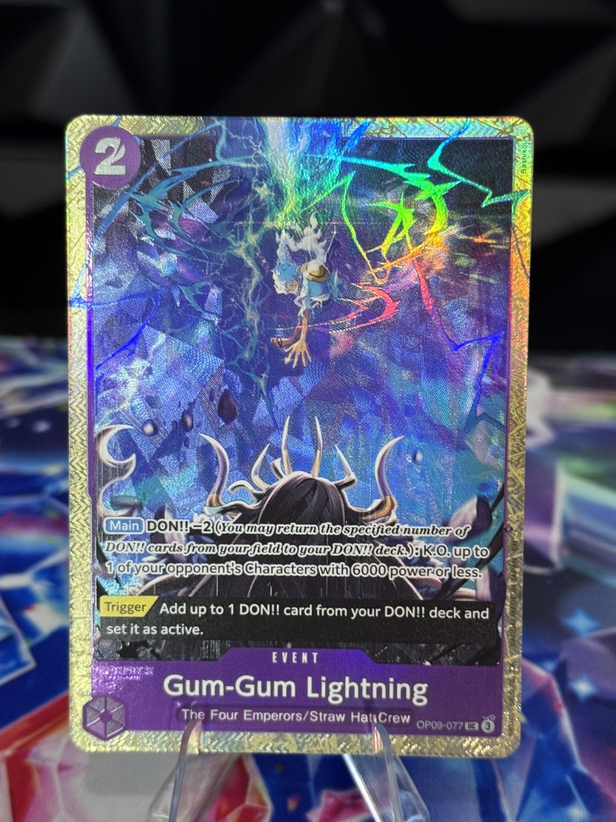 Gum-Gum Lightning ALT (Premium Card Collection -Best Selection Vol. 4-) OP09-077