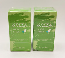 2X Green Tea Clay Mask Stick Purifying Deep Cleansing Blackhead Acne Remover