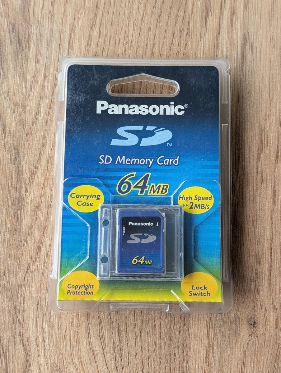 Panasonic 64MB SD Card RP-SD064BE-A - Memory Card for Digital