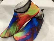 Fresko Slip on Water Shoes Tye Dye Design  Size 9  US Excellent Condition