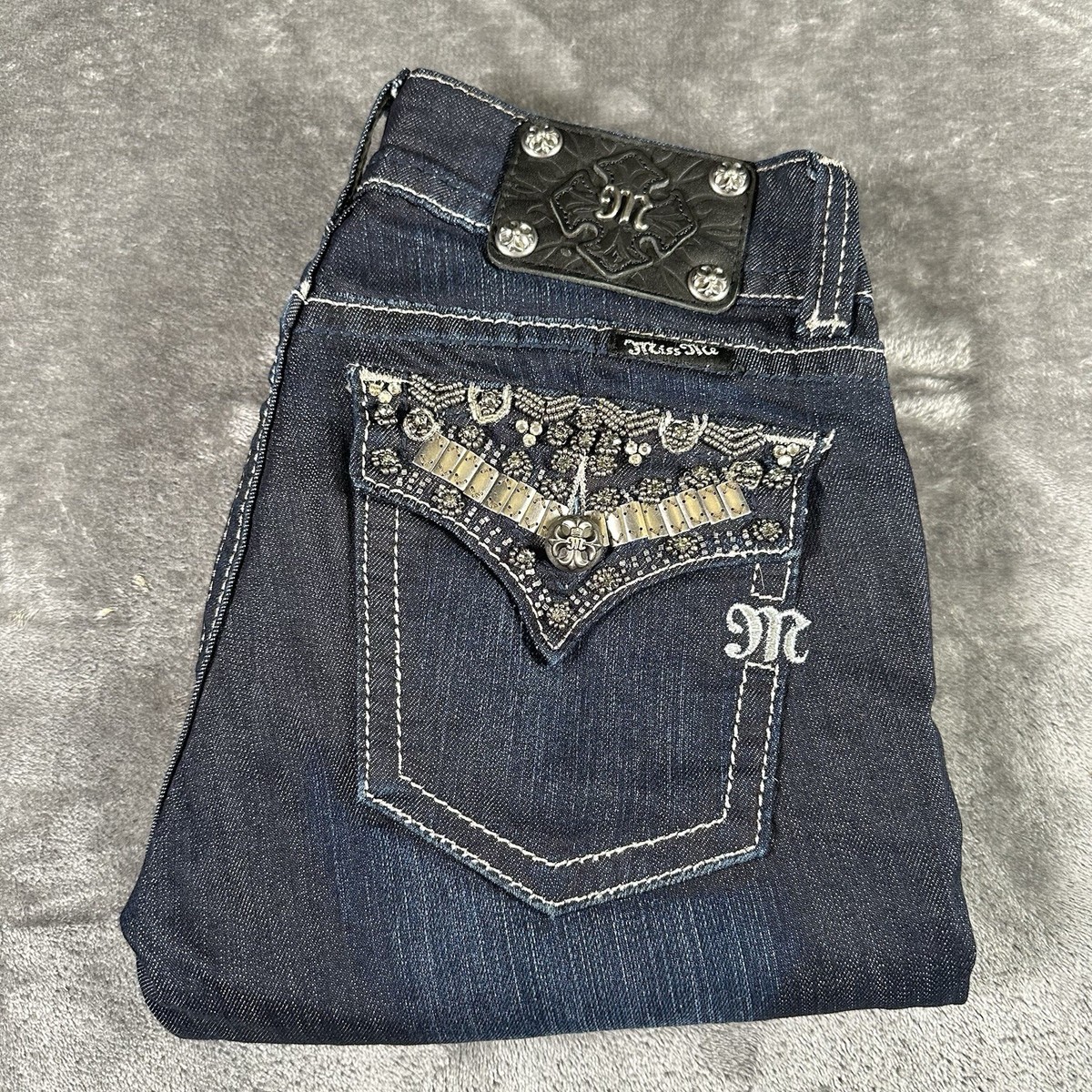 Miss Me Jeans Women's 27 Blue Skinny JP46565 Sequence