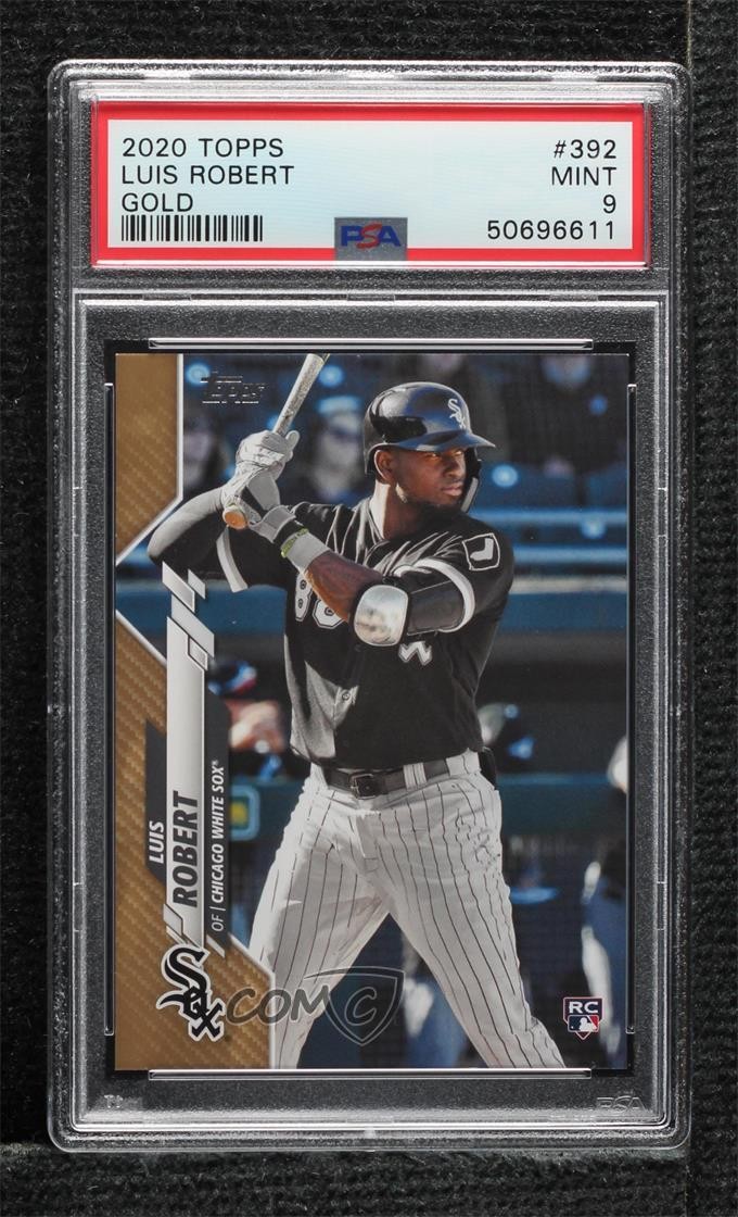 2020 Topps Gold 1355/2020 Luis Robert #392 PSA 9 MINT 6zg