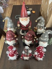 New Christmas Gnome Collection Decor Qty 9