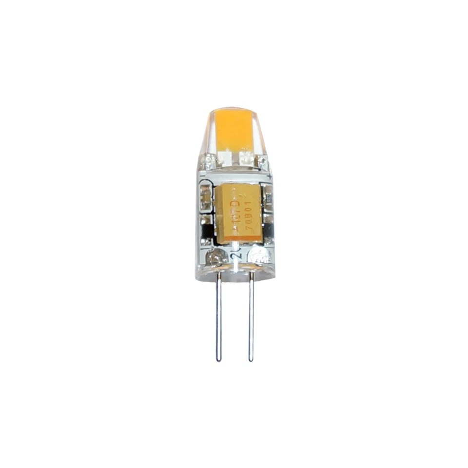 10 x LED Mini Leuchtmittel 1W G4 COB 12V 100lm Lampe Kapsel Warmweiß 2700K 360° - Bild 3 von 3