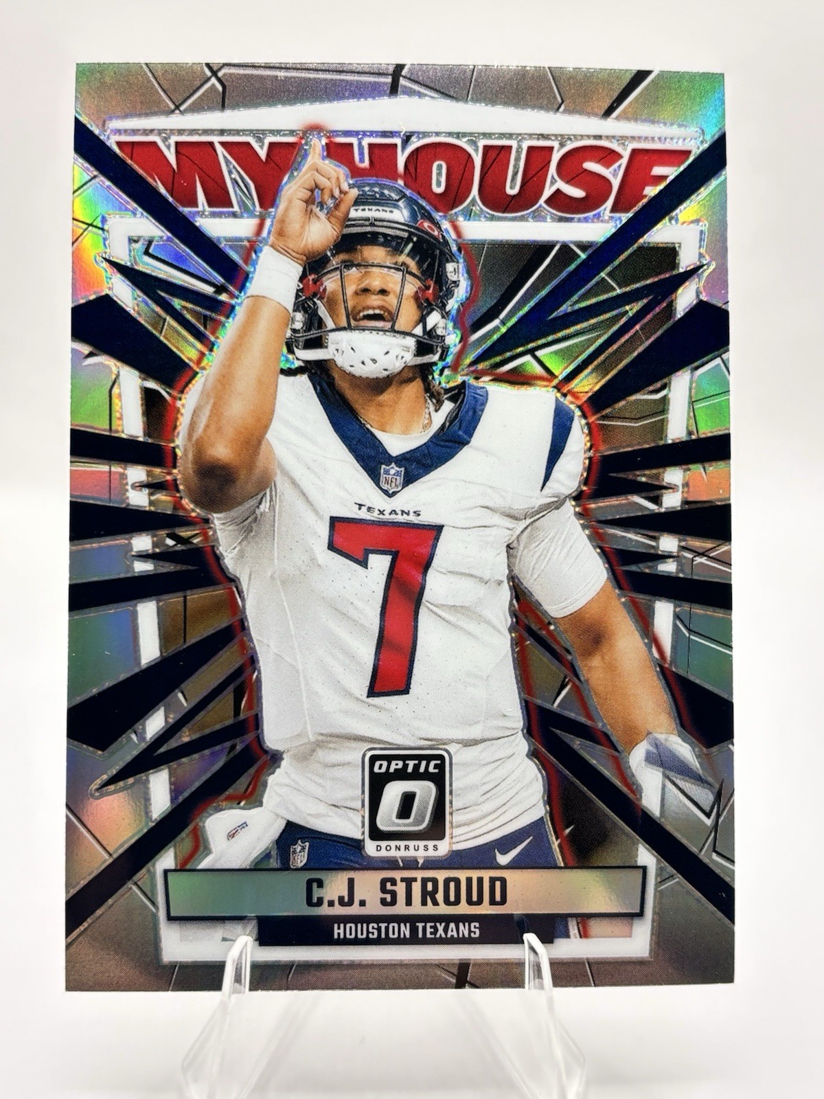 2023 Panini Donruss Optic - My House C.J. Stroud #6 Silver Prizm (RC)
