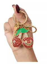 Juicy Couture Bag Charm Keychain FOB Double C...