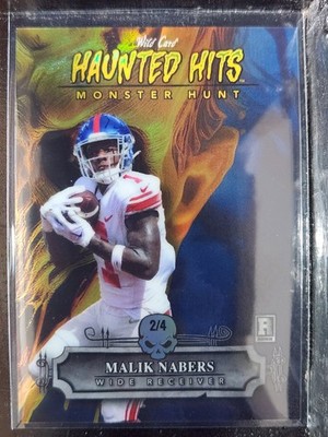 Malik Nabers 2024 Wild Card Haunted Hits #HHZ-MN RC /4