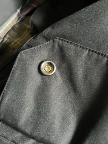 Barbour X Maison Kitsuné Military Reversible Waterproof Jacket NWT MEDIUM - Picture 11 of 19