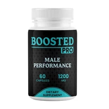 Boosted Pro Pills for Men Supports T-Levels & Boosts Energy Performance 60ct
