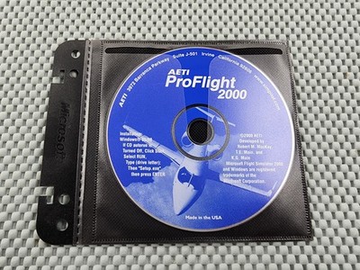 Flight Simulator AETI Retro ProFlight 2000 by Microsoft PC CD-ROM Only
