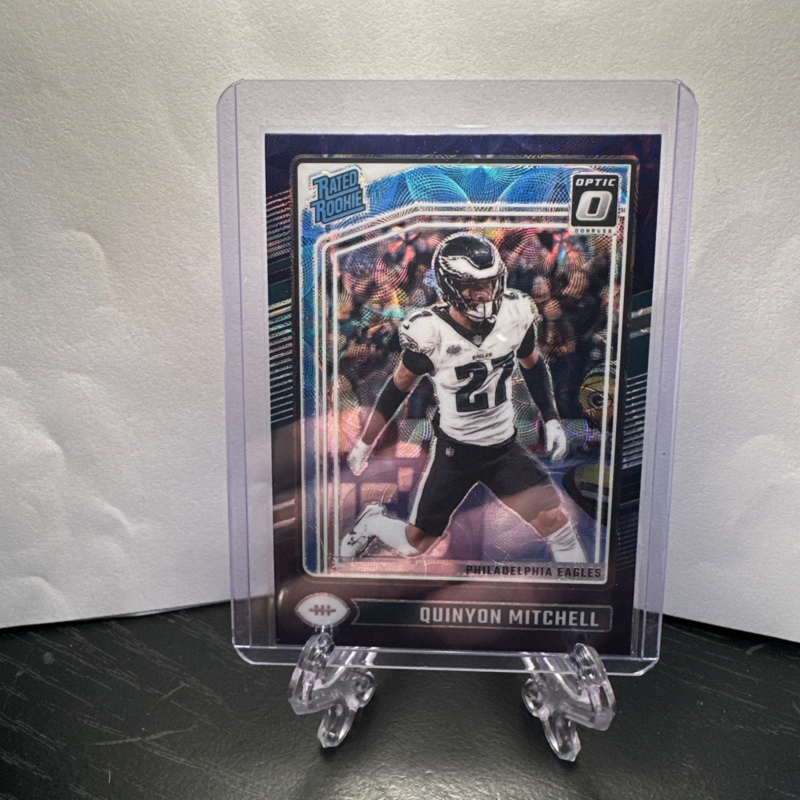 2024 Panini Donruss Optic - Rated Rookie Quinyon Mitchell #282 Purple Scope