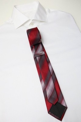 UNBRANDED Tie Herren One Size Regimental Multicolor Pointed Striped Tied