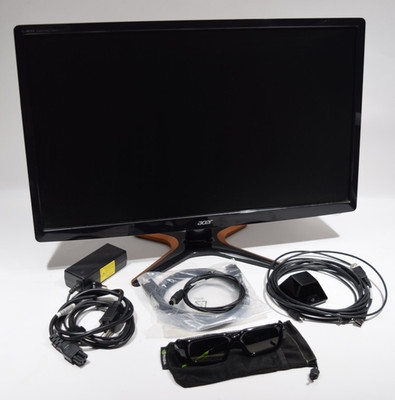 Acer GN246HL 24 inch LED 1920x1080 144Hz 1ms Gaming Monitor W/3d Vision Bundle