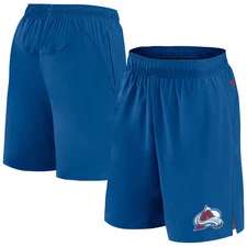 Men's  Blue Colorado Avalanche Authentic Pro Tech Shorts