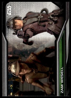 2021 Topps Star Wars Bounty Hunters Zam Wesell #B1-1