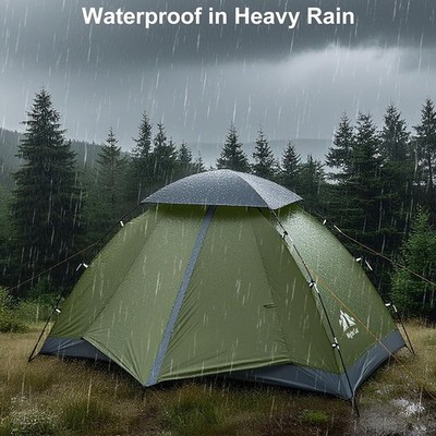 Night Cat Trekkingzelt 1-2 Personen, Leicht, Wasserdicht & Winddicht Campingzelt