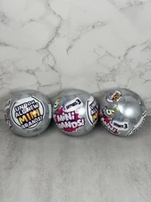  Zuru Mini Brands Series 3 Silver Balls 5 Surprise Lot of 3 