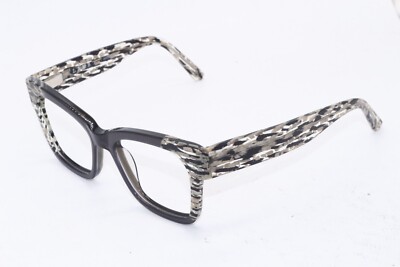 NEW L.A.M.B. LAMB LA037 B.42 BLACK TAN PRINT AUTHENTIC FRAMES EYEGLASSES 52-18